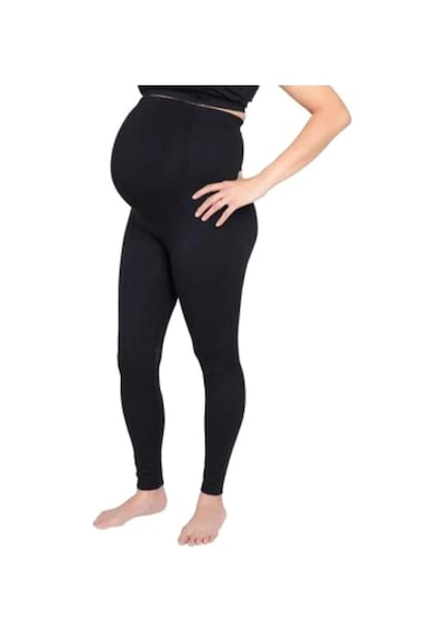 Bonbonetti Chocolate Baby & Kids Secret Moda Siyah Dikişsiz Soft Hamile Taytı