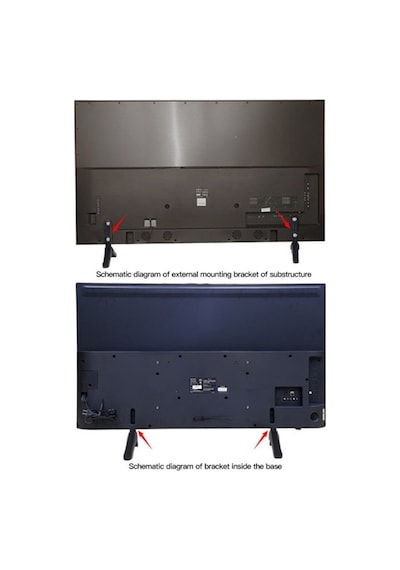 Zenithdeals Evrensel Farklı Tasarım Ayarlanabilir Tv/monitör/ekran Standı - Güçlü Masa Montaj Tabanı
