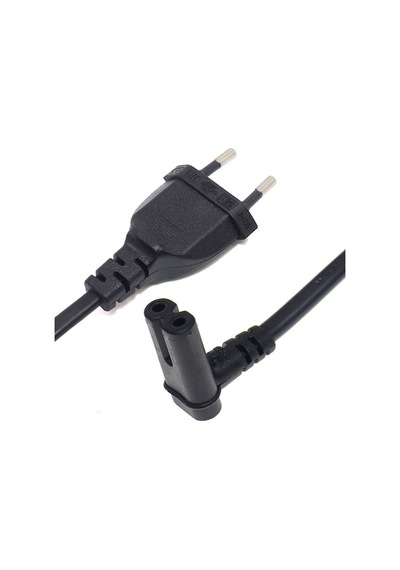 Tv İçin 90 Derece Dik Açılı Power Kablo Ac Power Güç Kablosu 2m