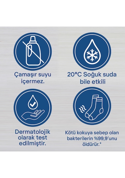 Lysol Çamaşırlar İçin Hijyen Sağlayıcı 2 x 1200 ML