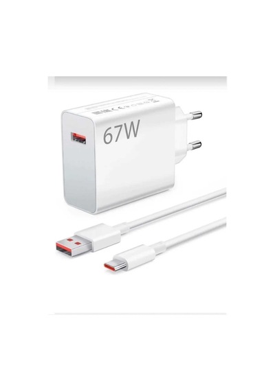6wl Model- 67w Type-c Turbo Super Fast- Ev Şarj Aleti Duvar Şarj Cihazı