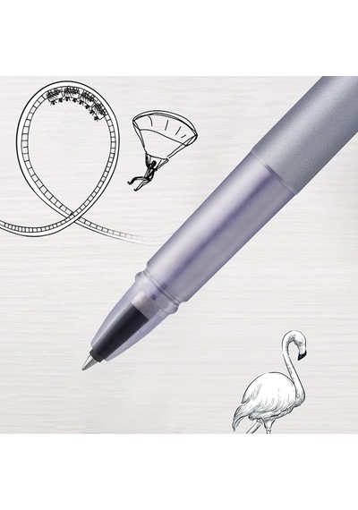 Parker Vector Xl Tükenmez Kalem Metalik Gümüş-mavi Vernik Pirin Çok Renkli