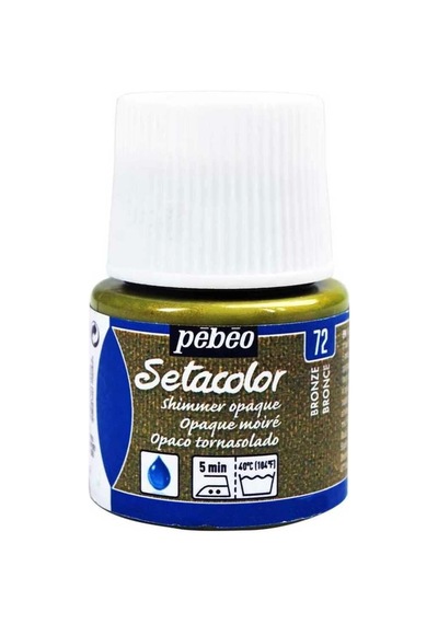 Setacolor Opak Metalik Kumaş Boya 45ml Şişe - 72 Bronze No Color