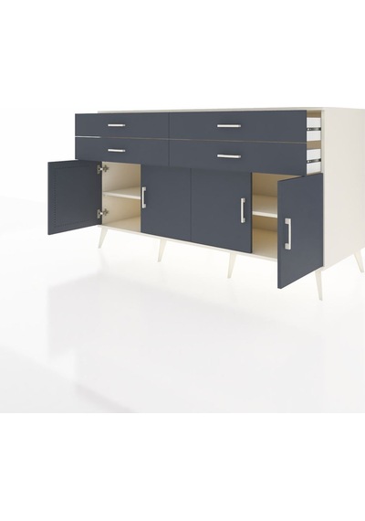 Kronos Konsol 2 Raflı 4 Çekmeceli 8 Kapaklı 176x59x99 Aytaşı-antr Aytaşı-antrasit Kronos Konsol 2 Raflı 4 Çekmeceli 8 Kapaklı 176x59x99 Aytaşı-antr Aytaşı-antrasit