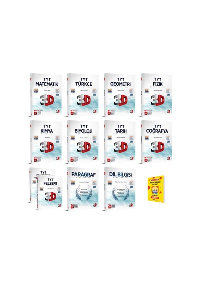 Tyt Tüm Dersler Soru Bankası 11 Kitap Set