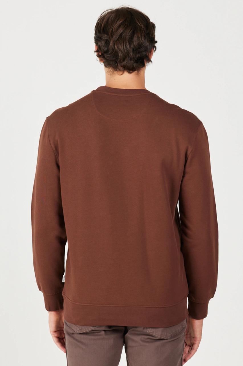Wrangler Erkek Sweat W646h1 H44 Kahve Kahve