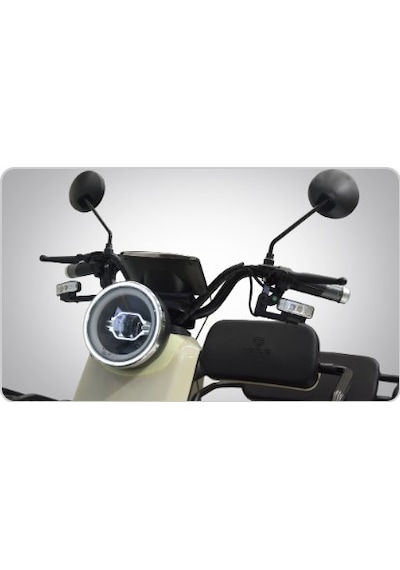 Skyjet Master Car Elektrikli Moped Beyaz