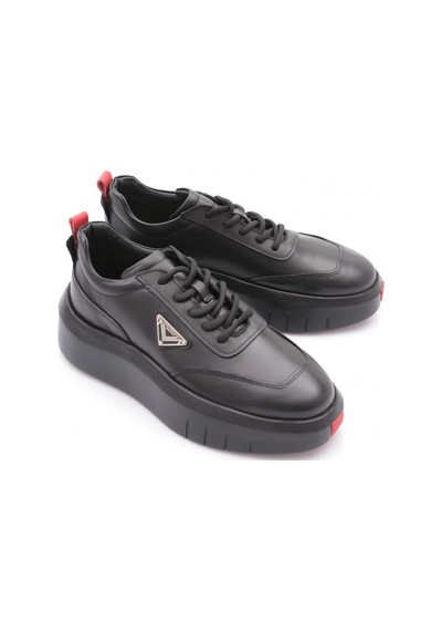 Dgn 19551 Erkek Casual Ayakkabi Siyah Antik