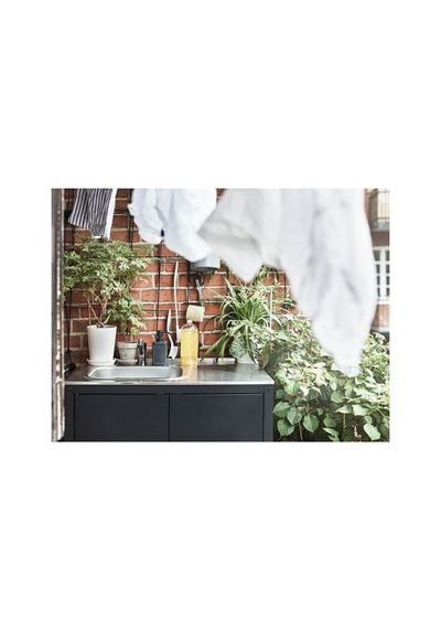 Ikea Grıllskär Dış Mekan Lavabo Ünitesi, Paslanmaz Çelik-siyah, 86x61 Cm, Bataryasız