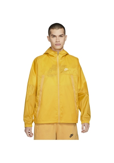 Nike Sportswear Revival Woven Loose Fit Full-zip Hoodie Bol Kesim Sarı Ceket Sarı