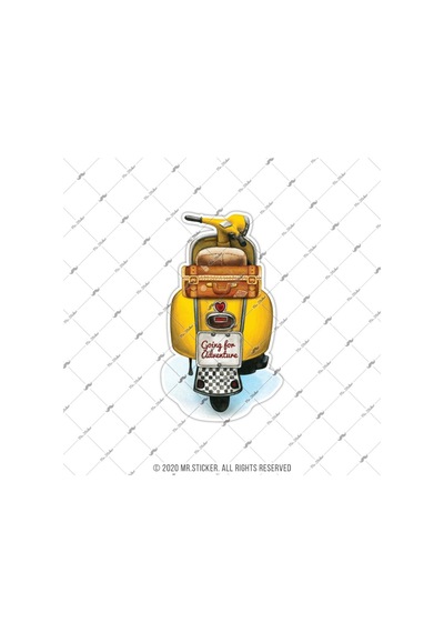 Vsp53 Vintage Scooter Sticker