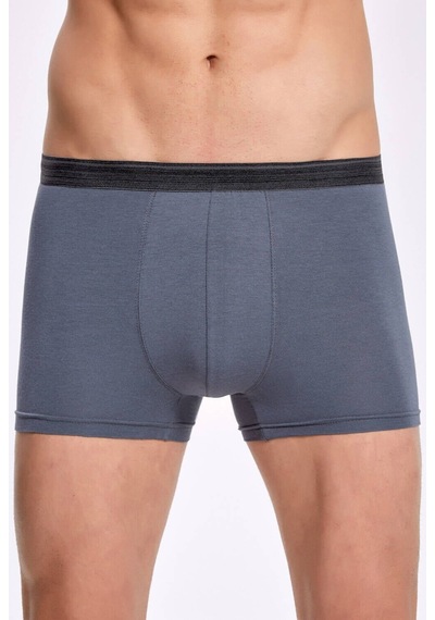 İlke İç Giyim Modal Likralı Erkek Boxer 10 Adet Füme