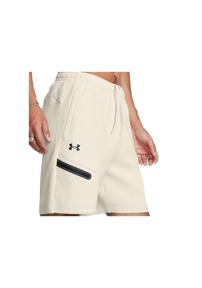 Under Armour Unstoppable Flc Shorts Erkek Şort 1379809-110 Beyaz