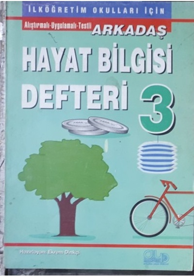 3.Sınıf Hayat Bilgisi Defteri 1998 Yılı Basım