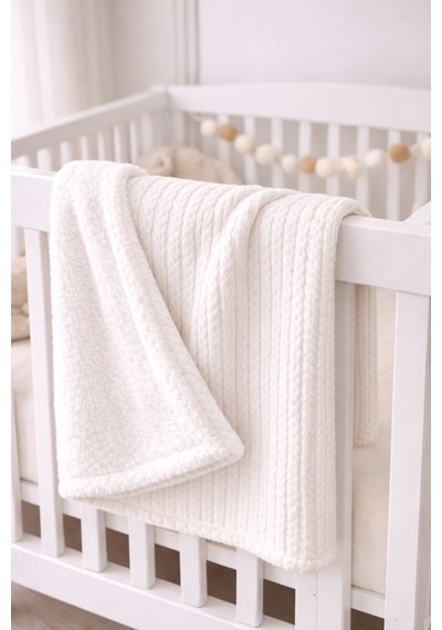 Wellsoft Bebek Battaniyesi Beyaz