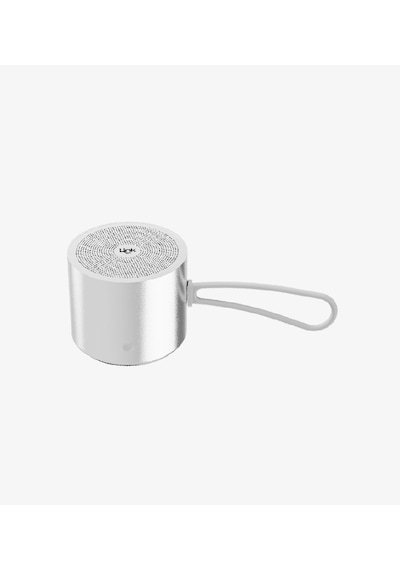 Linktech Ekstra Bass Bluetooth Hoparlör - Gümüş - Linktech L208 Mini Taşınabilir Kablosuz Hoparlör