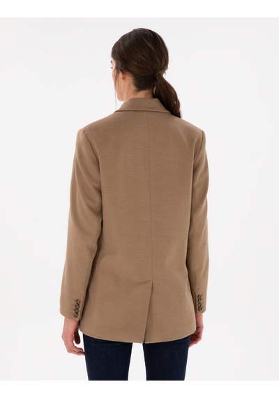 Pierre Cardin Kadın Camel Ceket 50290362-vr015 CAMEL