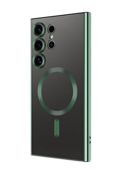S24 Ultra Telefon Kılıfı Uyumlu Kamera Korumalı Şarj Destekli - Yeşil Genel