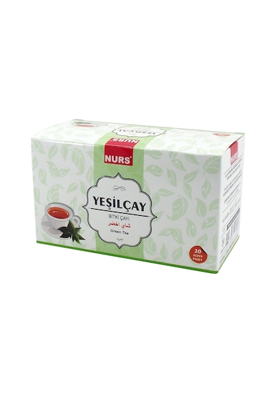 Nurs Yeşil Bitki Süzen Poşet Çay 20'li