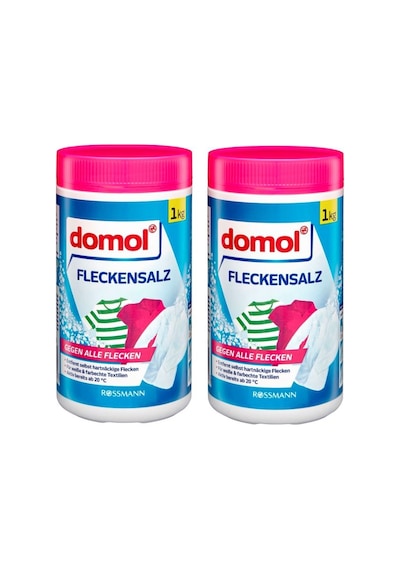 Domol Fleckensalz Renkli ve Beyaz Toz Leke Çıkarıcı 2 x 1 KG