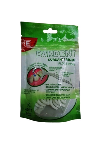Pakdent Kürdanlı Diş İpi 32'li