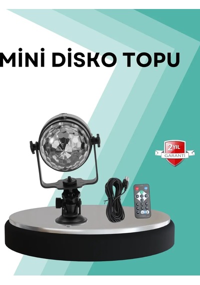 Uzaktan Kumandalı Rgb Disko Projektör Işığı Standart