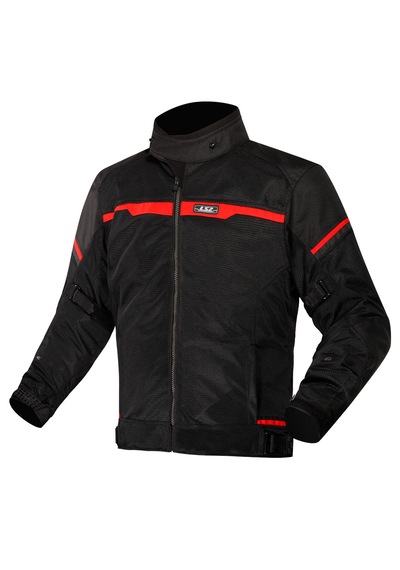 Ls2 Riva Siyah-kırmızı 4 Mevsim Motosiklet Montu