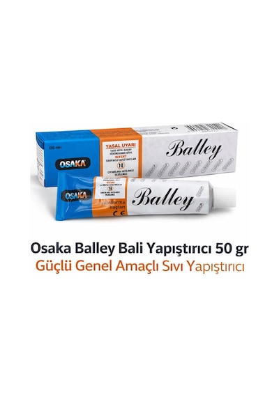 Osaka Balley Bali Yapıştırıcı 50 Gr Güçlü Genel Amaçlı Sıvı Yapıştırıcı 1 Adet