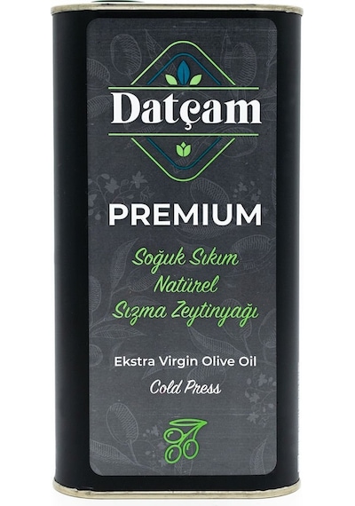 Datçam Premium Soğuk Sıkım Zeytinyağı Teneke 2000 ML