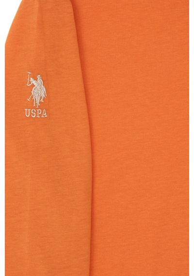 U.S. Polo Assn. Erkek Çocuk Bakır Bisiklet Yaka Süprem Sweatshirt 50316417-VR182
