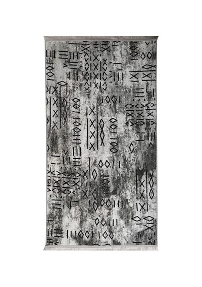 Halı Gri Iskandinav Yıkanabilir Saçaklı Delüxe Kesme Yolluk Kilim Salon Halısı Modelleri, İskangri 200x300 Diğer