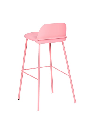 Mora 4 Lü Pastel Pembe Bar Sandalyesi Seti, Dayanıklı Sentetik Ve Metal, Modern Tasarım Mora 4 Lü Pastel Pembe Bar Sandalyesi Seti, Dayanıklı Sentetik Ve Metal, Modern Tasarım