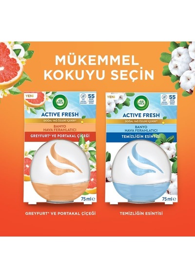 Wick Decosphere Hava Tazeleyeci Greyfurt Ve Portakal Çiçeği 75 Ml Diğer