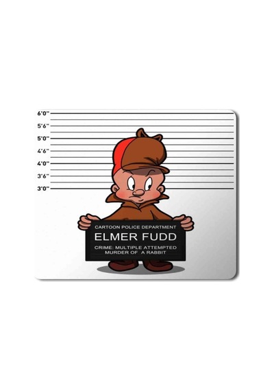 Habitual Offender Elmer Fudd Mouse Pad Mousepad