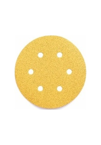 İnter Velkro Cırt Disk Zımpara 150 Mm 240 Kum-gold Ap215c 6+1 Delik