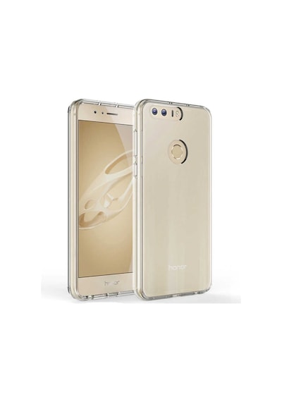Kvy Huawei Honor 8 Kamera Korumalı Süper Silikon Kılıf