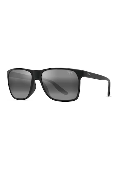 Maui Jim Mj 0603s 003 02 59 Polarize Unisex Dikdörtgen Siyah Kemik Güneş Gözlüğü Siyah