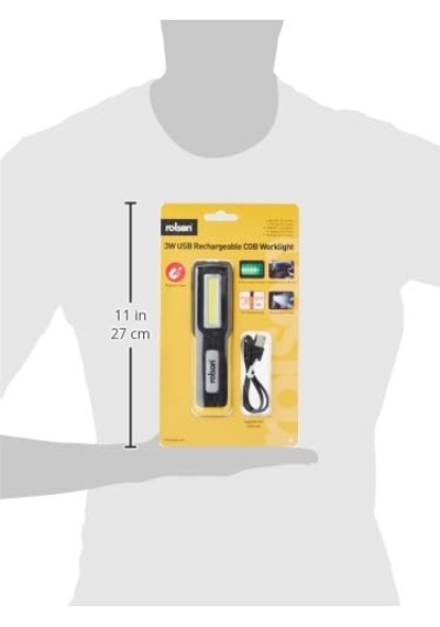 61467 3w Usb Rechargeable Cob Torch &amp Lamp
