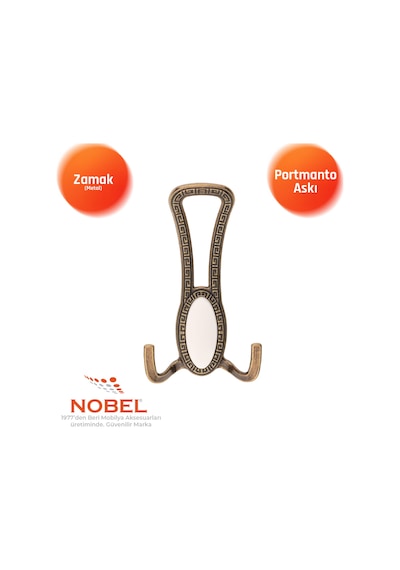 Seçi L Portmanto Askısı, Metal Vestiyer Askısı, 90 Gr, Dolap Ve Duvar Askılığı, Anti K Sari Vidalı