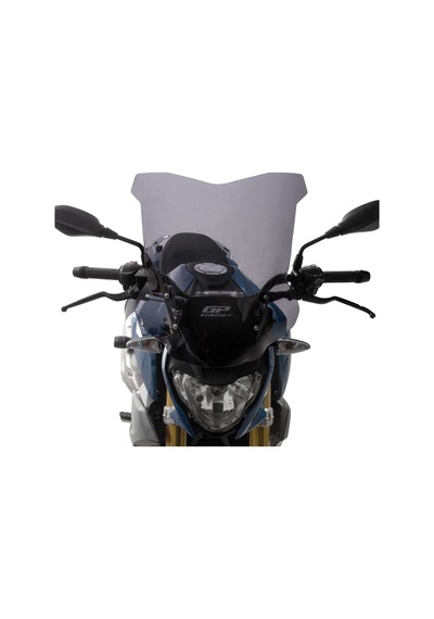 GP Kompozit BMW G 310 R 2018-2019 Uyumlu Ayaklı Ön Tur Camı Şeffaf 48 cm