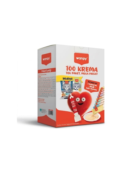 Wanpy Karışık Krema Kedi Ödülü 100 14 Gr