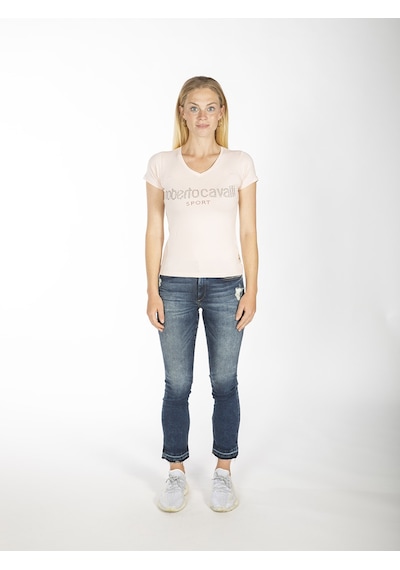 ROBERTO CAVALLI  Kadın T'shirt RRC5492L Pembe