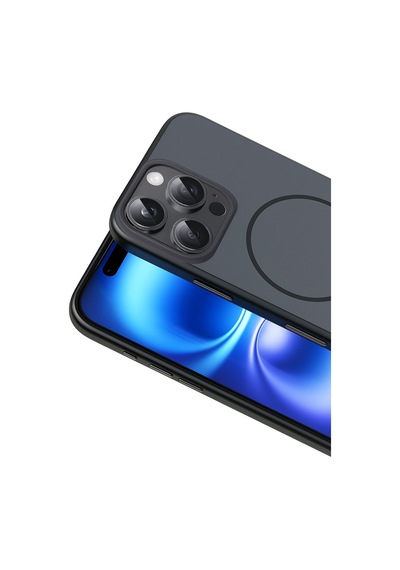 Joko Apple Uyumlu iPhone 16 Pro Max Neva Magsafe Kapak - Siyah Siyah