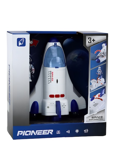 Oyuncak Uzay Gemisi Ve Figür Kozmonot - Oyuncak Astronot Figürü Ve Uzay Roketi 01
