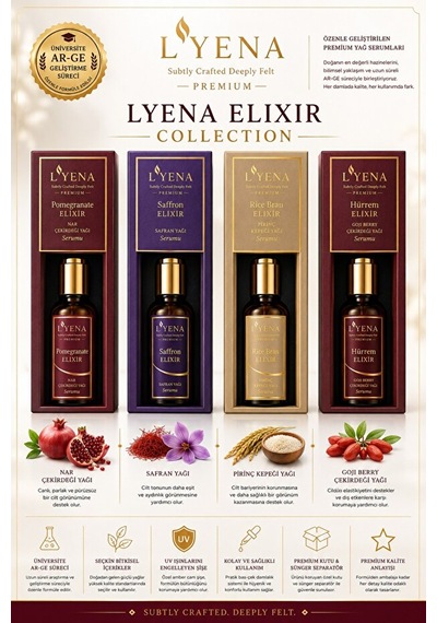 Lyena Premium Saffron Elixir Safran Yağı Cilt Bakım Serumu 50 Ml Canlı Ve Parlak Görünüm Destekleyici Serum