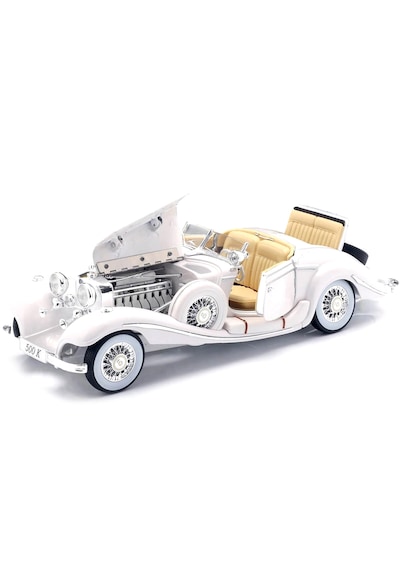 1:18 Ölçek Maisto 1936 Mercedes Benz 500 K Diecast Metal Minyatür Model Araba 25cm
