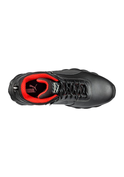 Puma Safety Condor Mid Siyah Çelik Burunlu Nubuk Deri İş Ayakkabısı S3 Src Esd 37 Numara