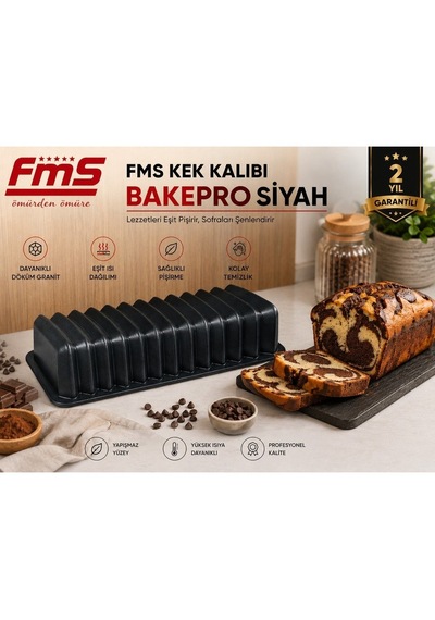 Fms Bakepro Kek Kalıbı 9035syh Siyah