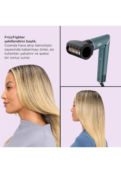 Flexstyle Saç Kurutma & Şekillendirme Sistemi - Teal