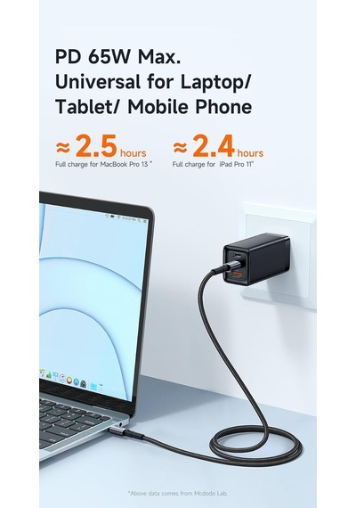 Ca-3130 65w Type-c To Type-c Hızlı Şarj Ve Data Kablosu 1 Metre